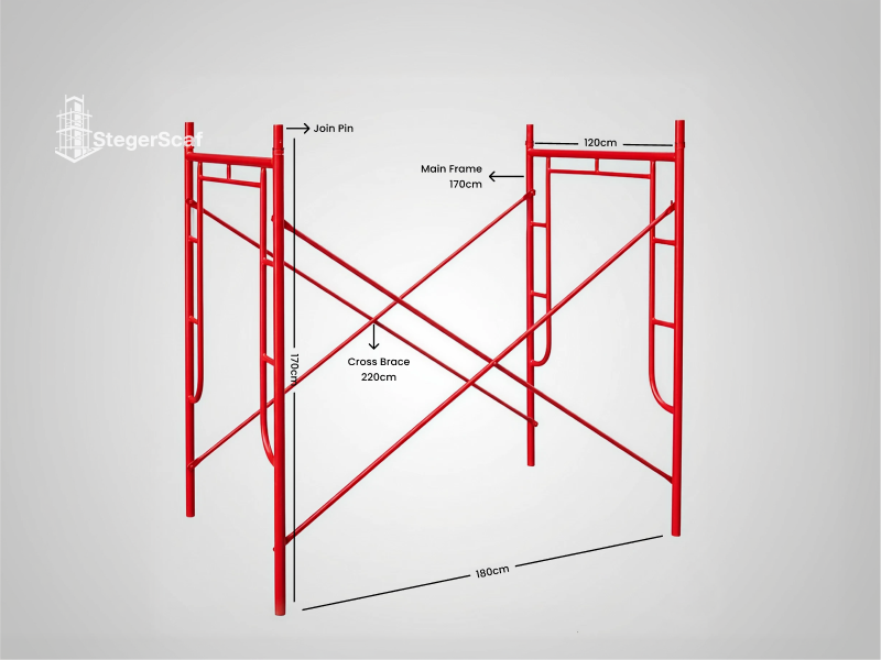 kelebihan main frame scaffolding untuk proyek konstruksi